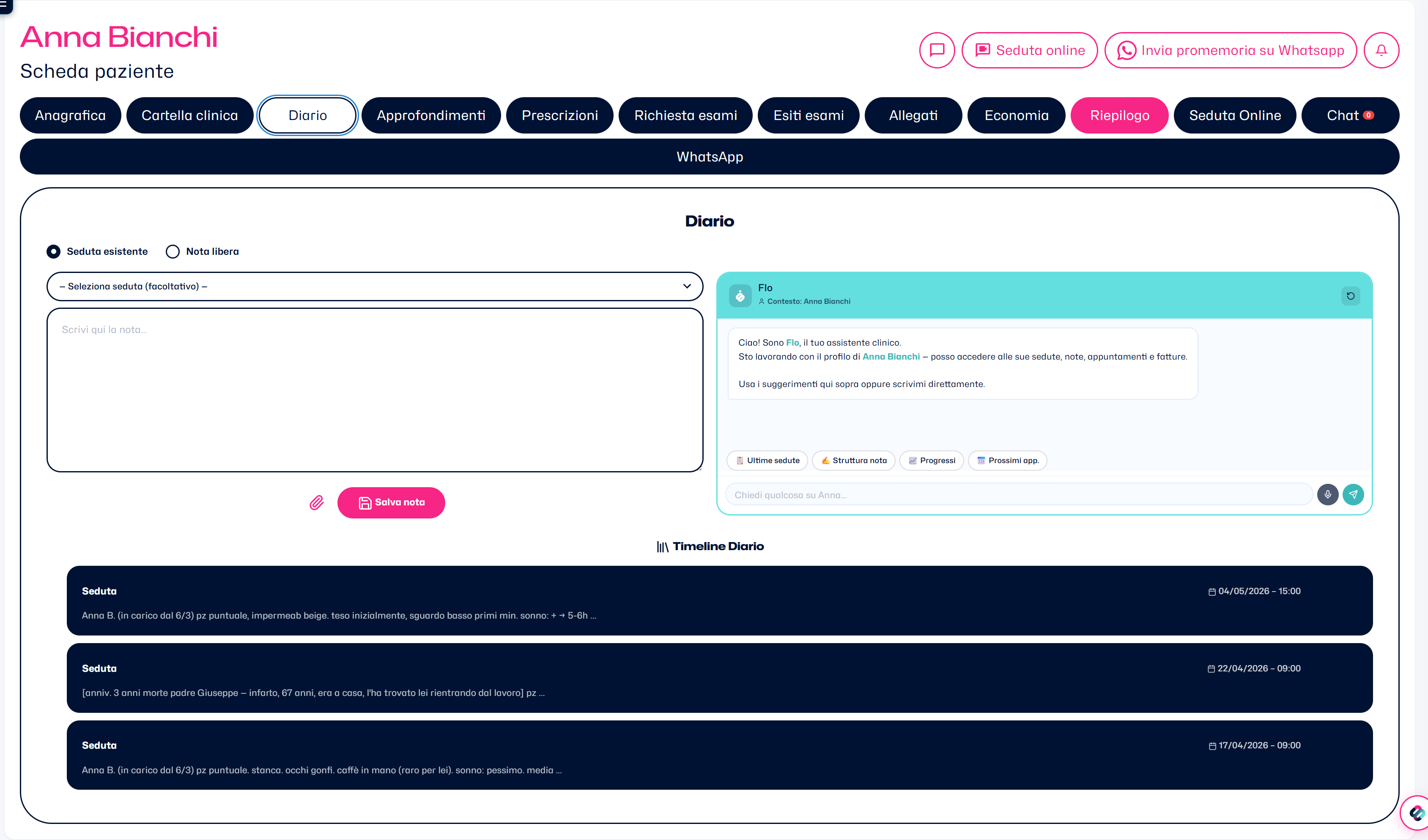 Diario con AI